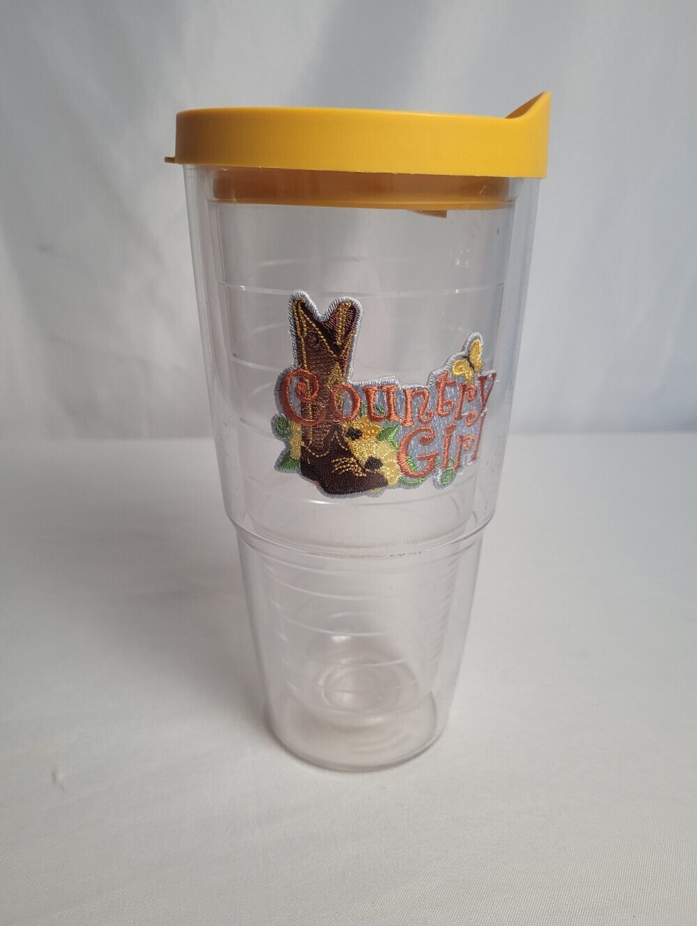 Tervis Country Girl Western Cowgirl 24 Ounce Tumbler With Yellow Lid